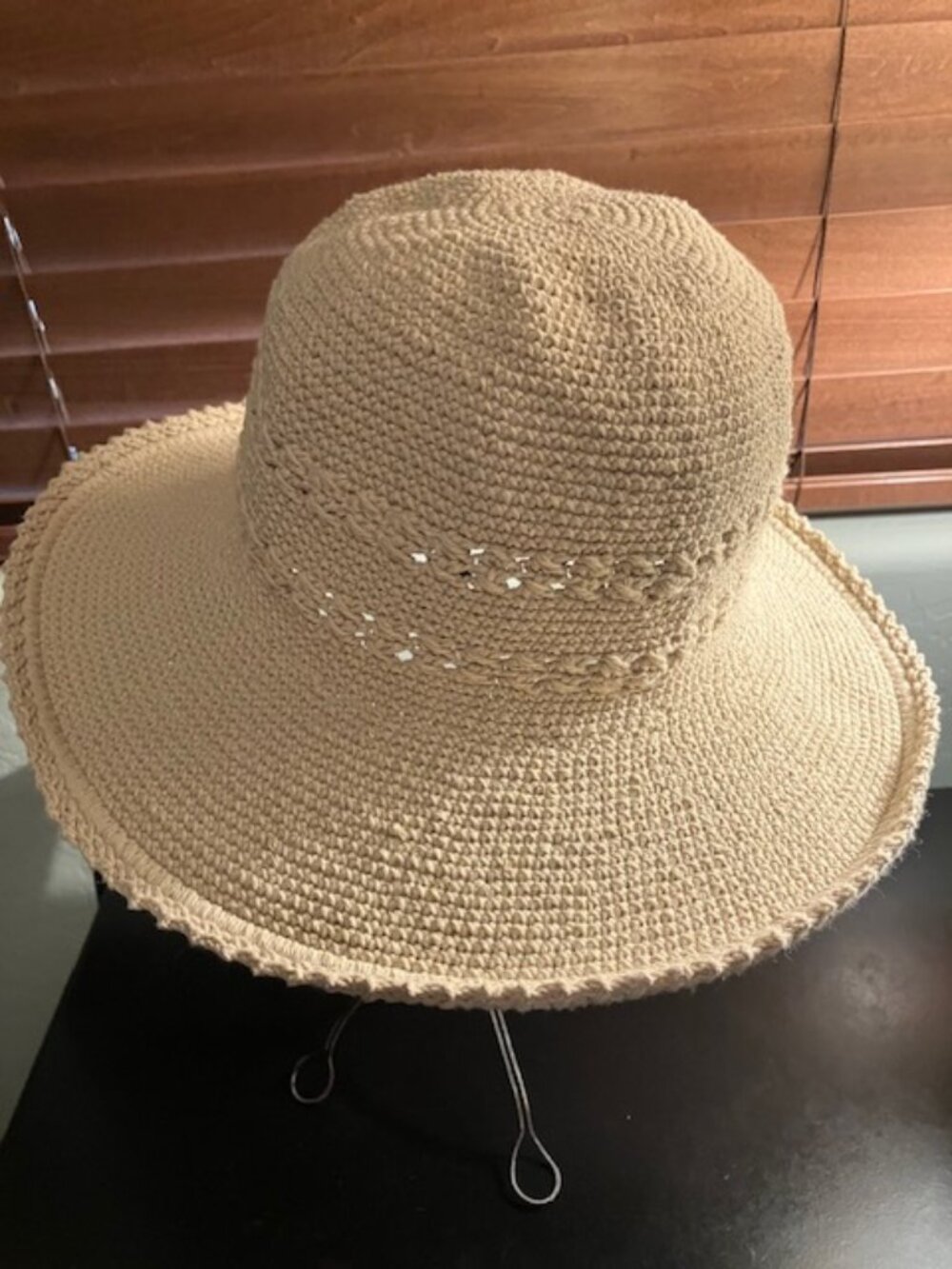 San Diego Hat Co. Beige crochet hat